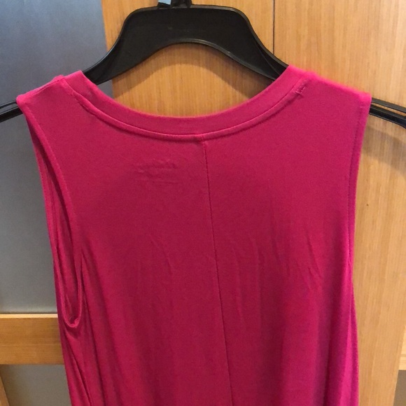 Time & Tru Sleeveless Pink Dress,POCKETS, SZ M,*stitches show - Picture 8 of 15